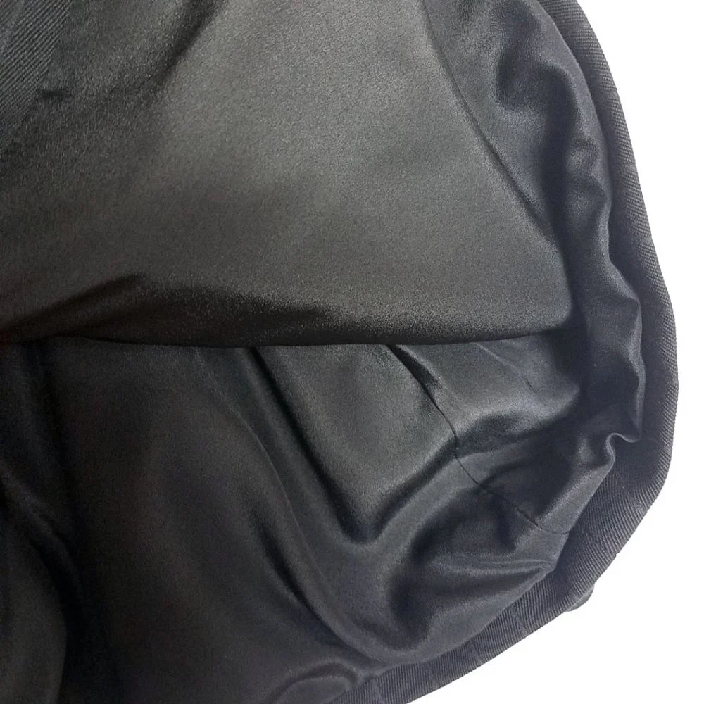 Giorgio Armani Size 14 Navy Blue Pin Lama Wool Blend Blazer Suit Coat Jacket - Picture 7 of 16